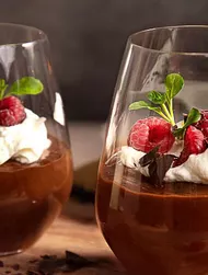 Rich Dark Chocolate Mousse