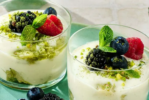 Vegan tiramisu with matcha & tamari